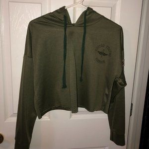 Air Force Cropped Hoodie
